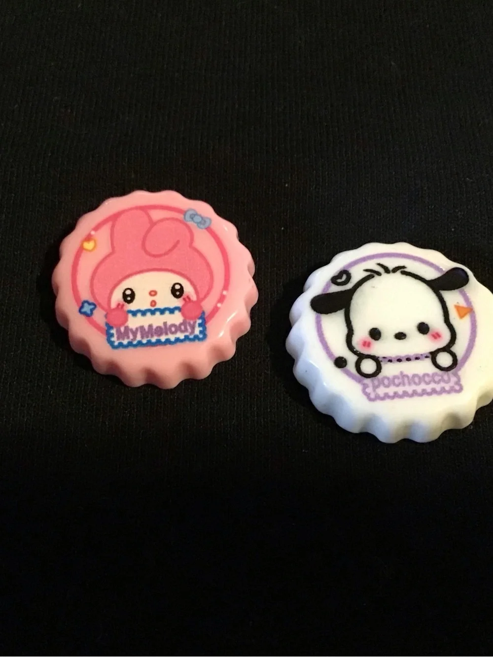 Set of four Sanrio characters mini magnet set